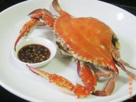 清蒸红膏蟹