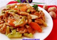 保龄菇炒面筋的做法 步骤11