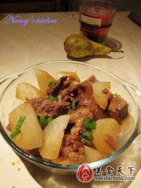萝卜烧牛腩
