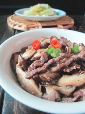 香菇炒牛肉