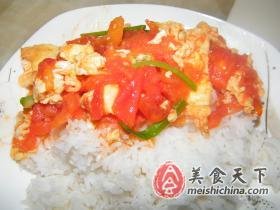 西红柿鸡蛋盖饭