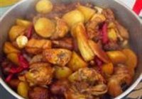 鸡肉小土豆贴饼子的做法 步骤6