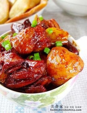鸡肉小土豆贴饼子