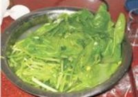 菠菜炒鸡蛋的做法 步骤1