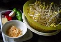 黄豆芽拌辣椒的做法 步骤1