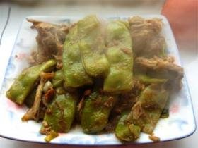 脊骨炖豆角