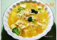 剁椒金针豆腐汤的做法 步骤7
