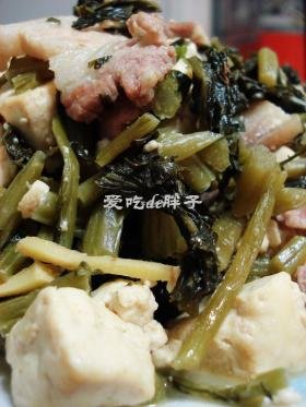 五花肉炖豆腐