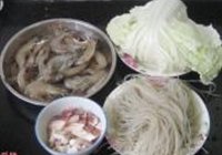 粉丝白菜大虾煲的做法 步骤1