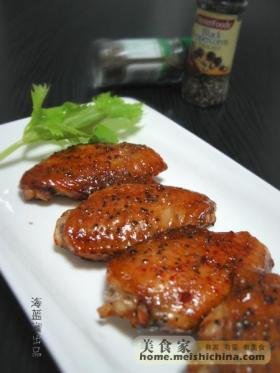 香烤黑椒鸡翅