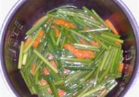 韭菜花素炒白带鱼的做法 步骤5