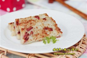 广式腊味萝卜糕