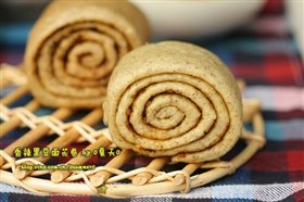 香辣黑豆面花卷