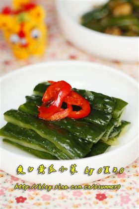 酸甜黄瓜小菜