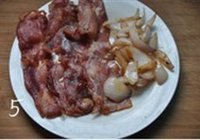 馒头培根汉堡包的做法 步骤5