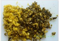 毛豆炒腌菜的做法 步骤3