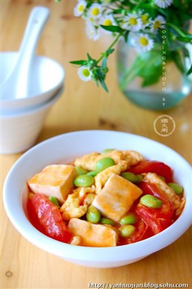 番茄烧豆腐