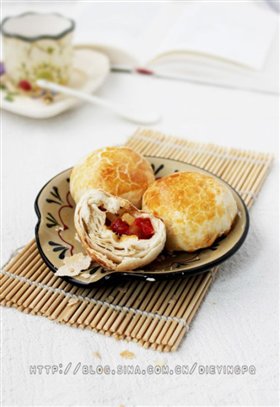 酥皮水果月饼
