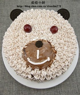 小熊生日蛋糕