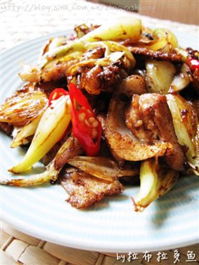 藠头回锅肉
