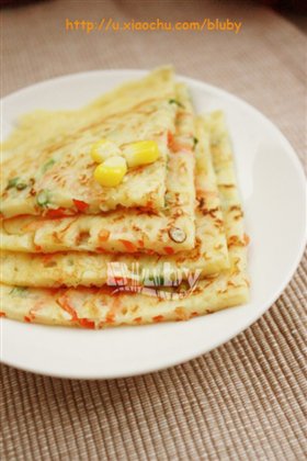 蔬菜鸡蛋饼