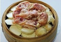 松针芋儿鸡的做法 步骤7