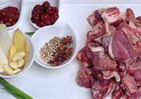红枣焖羊肉的做法 步骤1