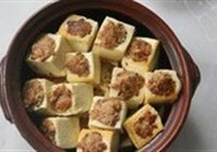 砂锅煲豆腐酿的做法 步骤8