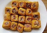 油豆腐酿肉的做法 步骤7