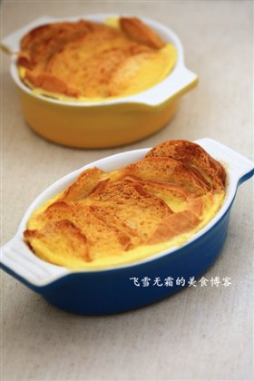 焦糖苹果面包布丁