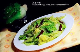 铁锅干煸白菜稍