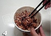 咸蛋肉碎蒸娃娃菜的做法 步骤5