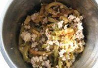 榨菜肉末发面饼的做法 步骤4