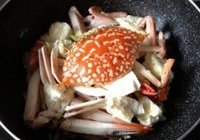 姜葱炒花蟹的做法 步骤6