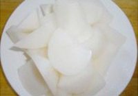鲍汁烧白萝卜的做法 步骤1