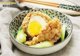 清蒸鸡蛋狮子头