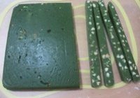 抹茶杏仁牛轧糖的做法 步骤9