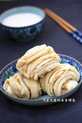 麻酱糖花卷