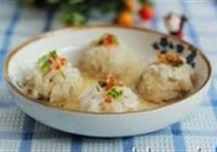萝卜丝蒸肉丸的做法 步骤8