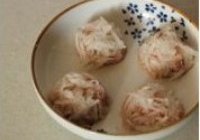 萝卜丝蒸肉丸的做法 步骤6