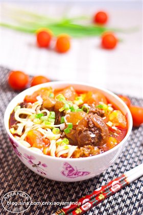 茄汁牛肉面