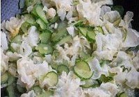 银耳黄瓜炒干贝的做法 步骤12