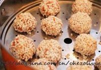 珍珠糯米丸子的做法 步骤5