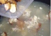 栗子白菜鸭架汤的做法 步骤8