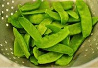 荷兰豆炒腊肉的做法 步骤1