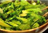 豆豉鲮鱼油麦菜的做法 步骤5