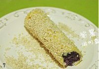 紫薯芝麻吐司卷的做法 步骤7