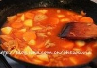 韩式五花肉土豆泡菜锅的做法 步骤7