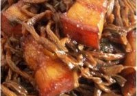 豇豆干红烧肉的做法 步骤13