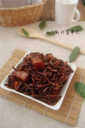 豇豆干红烧肉